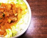 ご飯がススム☆カレー風味の洋風生姜焼き丼作り方6写真
