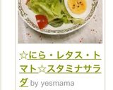 ☆にら・レタス・トマト☆スタミナサラダ作り方16写真
