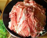 フライパンで豚コマと白菜蒸し焼き作り方3写真