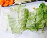 鶏ガラで♪野菜たっぷり和風のスープ作り方2写真