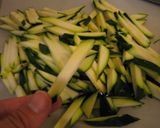 ズッキーニのゴマ味噌和え作り方1写真