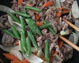 簡単美味しい！ご飯のすすむ焼肉風炒め☆作り方7写真