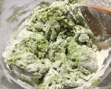 グリーン鮮やか！ほうれん草パン作り方4写真