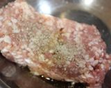 ノンフライヤーで厚揚げの肉詰焼き作り方1写真