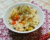 簡単！ツナとコーンの洋風炊き込みご飯☆作り方7写真