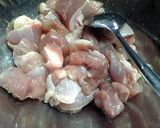 ＩＨで鶏肉とカシューナッツ炒め作り方1写真