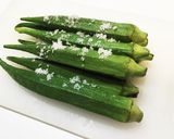 オクラの胡麻和え~マヨ味噌風~｡:°ஐ♡作り方1写真