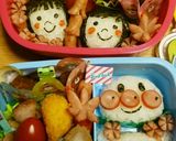 キャラ弁\( ´ω` )/色々♪遠足に！作り方1写真