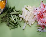 簡単！筍とアスパラのほんだし鰹節炒め作り方1写真
