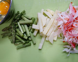 簡単！筍とアスパラのほんだし鰹節炒め作り方1写真