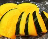 お弁当に！かぼちゃの塩炒め作り方1写真