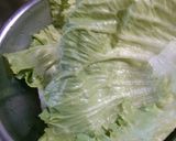 鶏ささみのレタスロール♪簡単和風煮込み作り方2写真