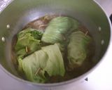 鶏ささみのレタスロール♪簡単和風煮込み作り方8写真