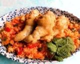 炊飯器にお任せ♪ 鶏肉のミルクピラフ作り方28写真