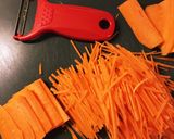簡単☆千切り人参の浅漬け作り方1写真