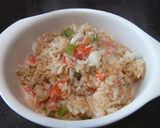 めかぶの茎を利用♪【めかぶチャーハン】作り方5写真