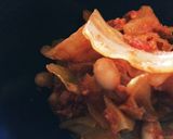 キャベツと大豆のトマト煮作り方4写真