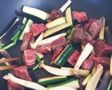 焼肉のタレ消費牛肉と野菜のオイスター炒め作り方3写真