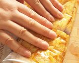 お湯かけて塗ればOK!春色いなり寿司作り方4写真