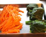 ほうれん草と人参のゴマ醤油麹和え作り方3写真