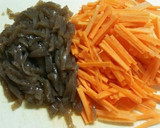 人参と蒟蒻のきんぴら作り方1写真