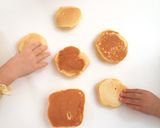 シーセージで絵合わせホットケーキ作り方7写真