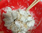 鶏の唐揚げサラダ作り方3写真
