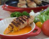 ストウブグリルでチキンのシシカバブ風作り方8写真