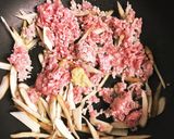 ひき肉とごぼうと春雨のうま煮作り方2写真