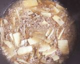 ひき肉とごぼうと春雨のうま煮作り方3写真