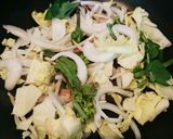 たっぷり春野菜のナポリタン作り方3写真