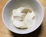 あと一品 お豆腐のカニカマあんかけ作り方1写真