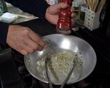しらすとトマトソースのパスタ作り方7写真