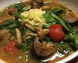 さばのみそ煮缶で作るダイエット鍋作り方3写真