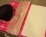 簡単おつまみ☆アボカドのベーコンパイ巻き作り方1写真