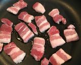 ヨシダソースで煮る~冷凍大根と豚肉の煮物作り方3写真