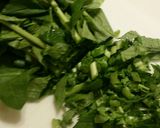 ご飯がすすむ！ 大根の葉のゴマ油炒め作り方1写真