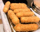 ぱぱっと！チーズとアスパラ入り竹輪フライ作り方7写真