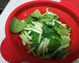 チンゲン菜とささ身の中華風和え物作り方1写真