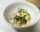 チンゲン菜とささ身の中華風和え物作り方5写真