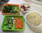 簡単！彩り野菜のナムル風作り方1写真