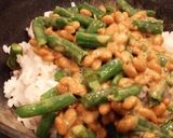 納豆いんげん　卵乗せご飯　美味しいヤツ作り方4写真