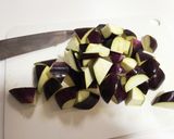 大葉たっぷり！ナスの生姜醤油炒め作り方1写真