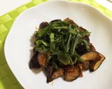 大葉たっぷり！ナスの生姜醤油炒め作り方6写真