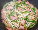 もやしと魚肉ソーセージのサッと炒め作り方3写真