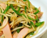 もやしと魚肉ソーセージのサッと炒め作り方4写真