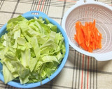 キャベツと鶏ささみの和風サラダ作り方3写真