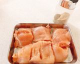 ザクザク衣の天かすチキンフライ作り方1写真