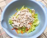 キャベツと鶏ささみの和風サラダ作り方6写真