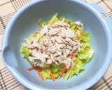 キャベツと鶏ささみの和風サラダ作り方6写真